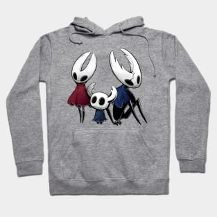 the knight, hornet, and the hollow knight trio Hoodie